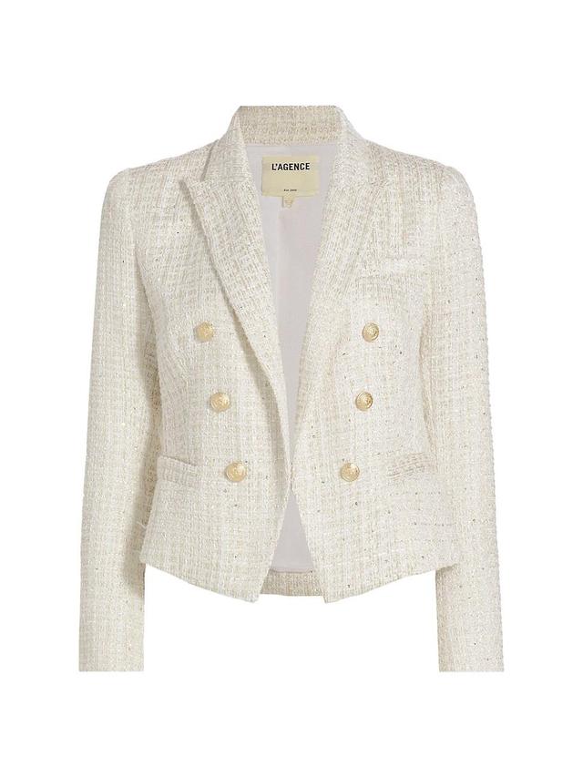 Womens Brooke Metallic Tweed Blazer Product Image