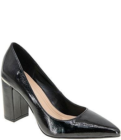 BCBGeneration Midana Patent Block Heel Pumps Product Image