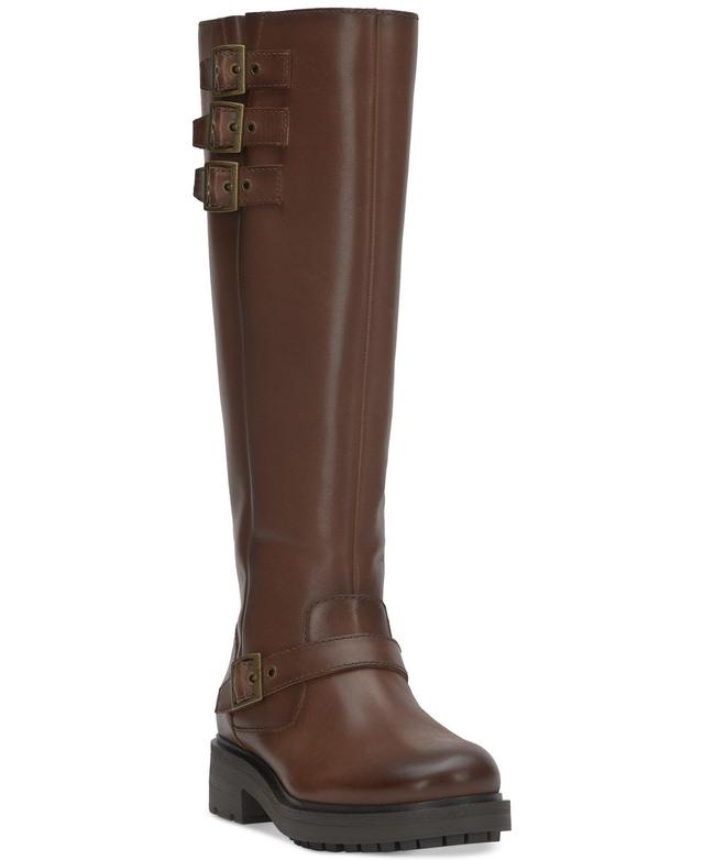 Lucky Brand Womens Citere Buckle Tall Riding Boots Product Image