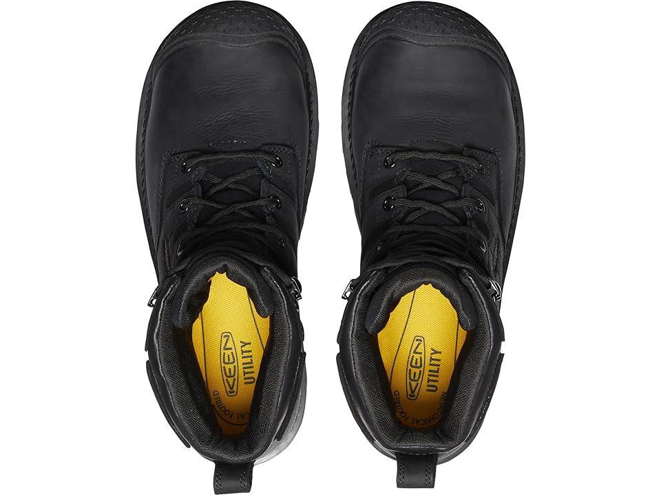 KEEN Utility Camden 6 Waterproof Composite Toe Black) Men's Shoes Product Image