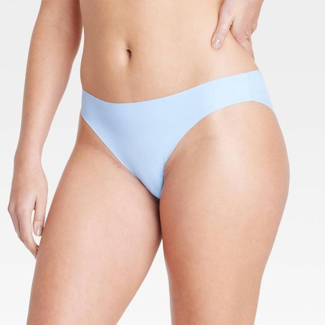 Womens Invisible Edge Bikini Underwear - Auden Blue L Product Image