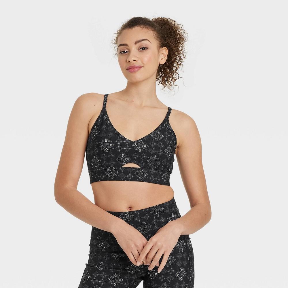 Womens V-Neck Bra - JoyLab Black XXL Product Image