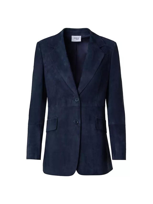 Suede Single-Breasted Jacket Product Image