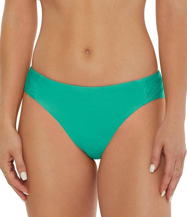 Trina Turk Monaco Solid Side Shirred Hipster Swim Bottom Product Image