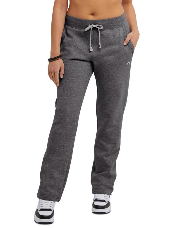 Champion Womens Powerblend Fleece Straight Leg Sweatpants Product Image