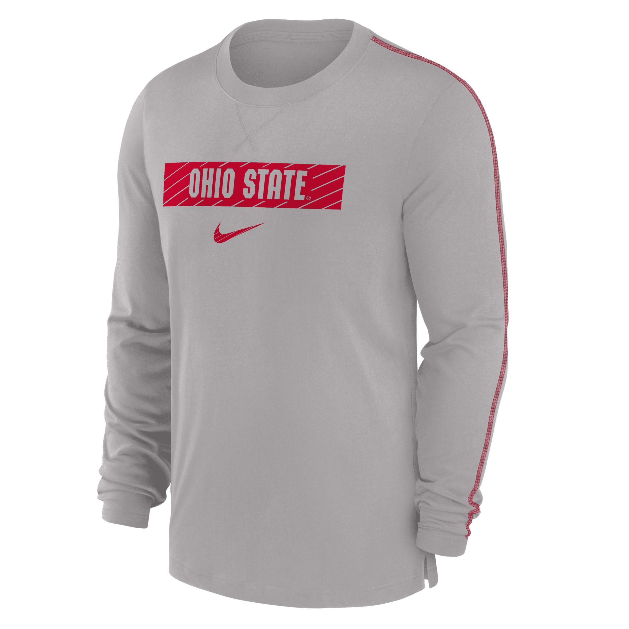 Ohio State Buckeyes Sideline Player Nike Men's Dri-FIT College T-Shirt Product Image