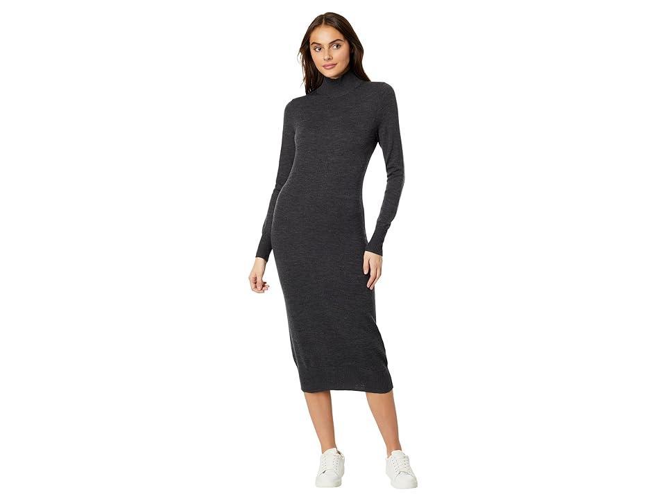 vineyard vines Mock Neck Long Sleeve Merino Wool Sweater Dress Product Image