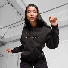 PUMA Script Logo Women's Hoodie Product Image