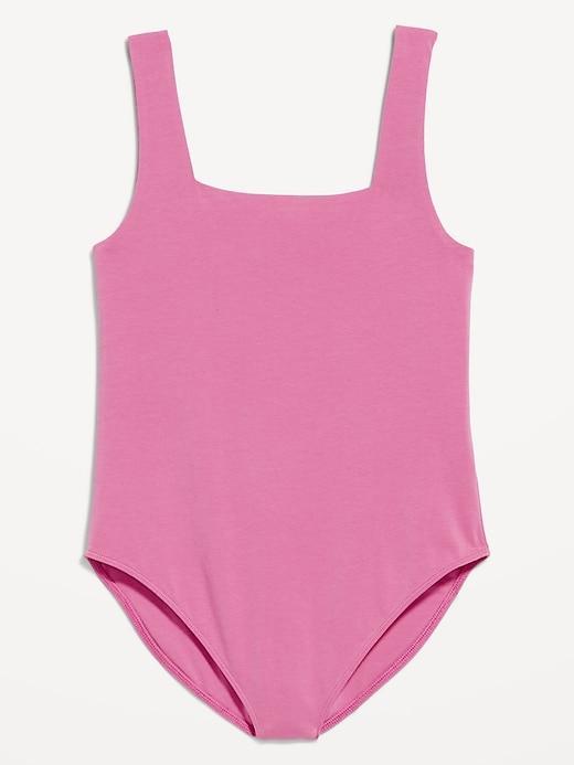 Square-Neck Tank Top Bodysuit Product Image