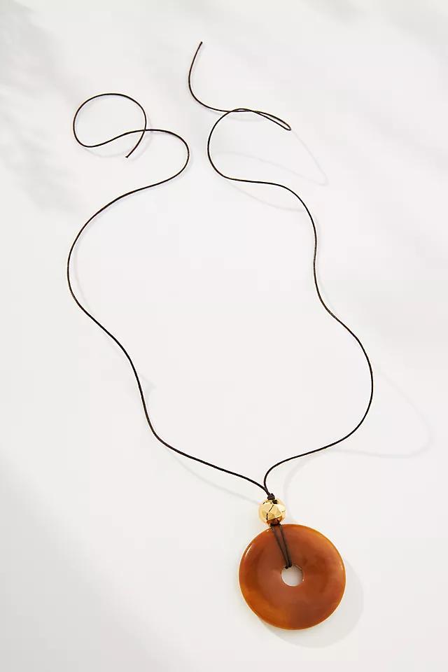 Frasier Sterling Smooth Stone Necklace Product Image