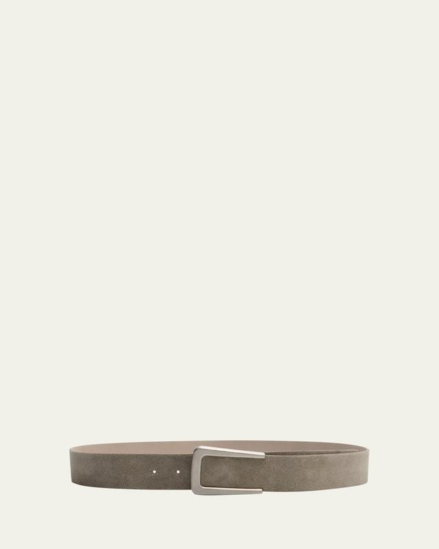 Suede Belt with Substantial Buckle Product Image