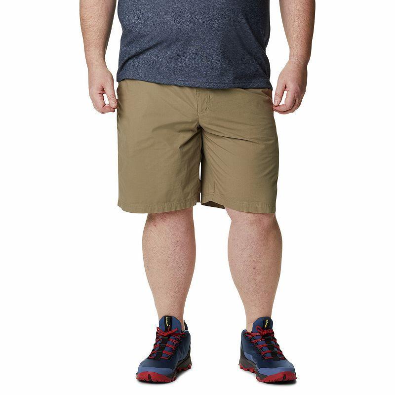 Big & Tall Columbia Washed Out Shorts, Mens Green Product Image