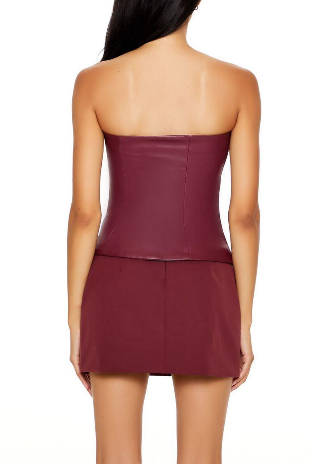 Faux Leather Tube Top | Forever 21 Product Image