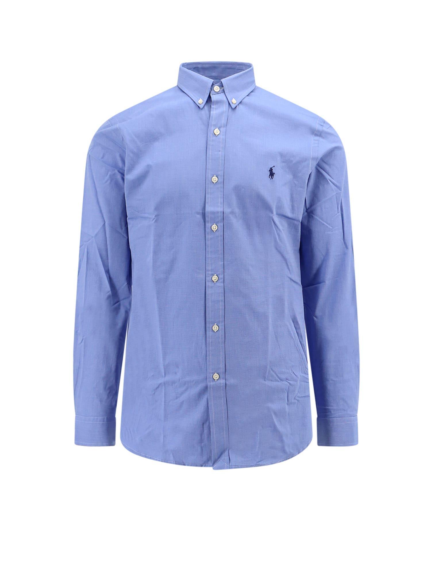 Slbdppcs Long Sleeve Sport Shirt Clothing In Blue Product Image