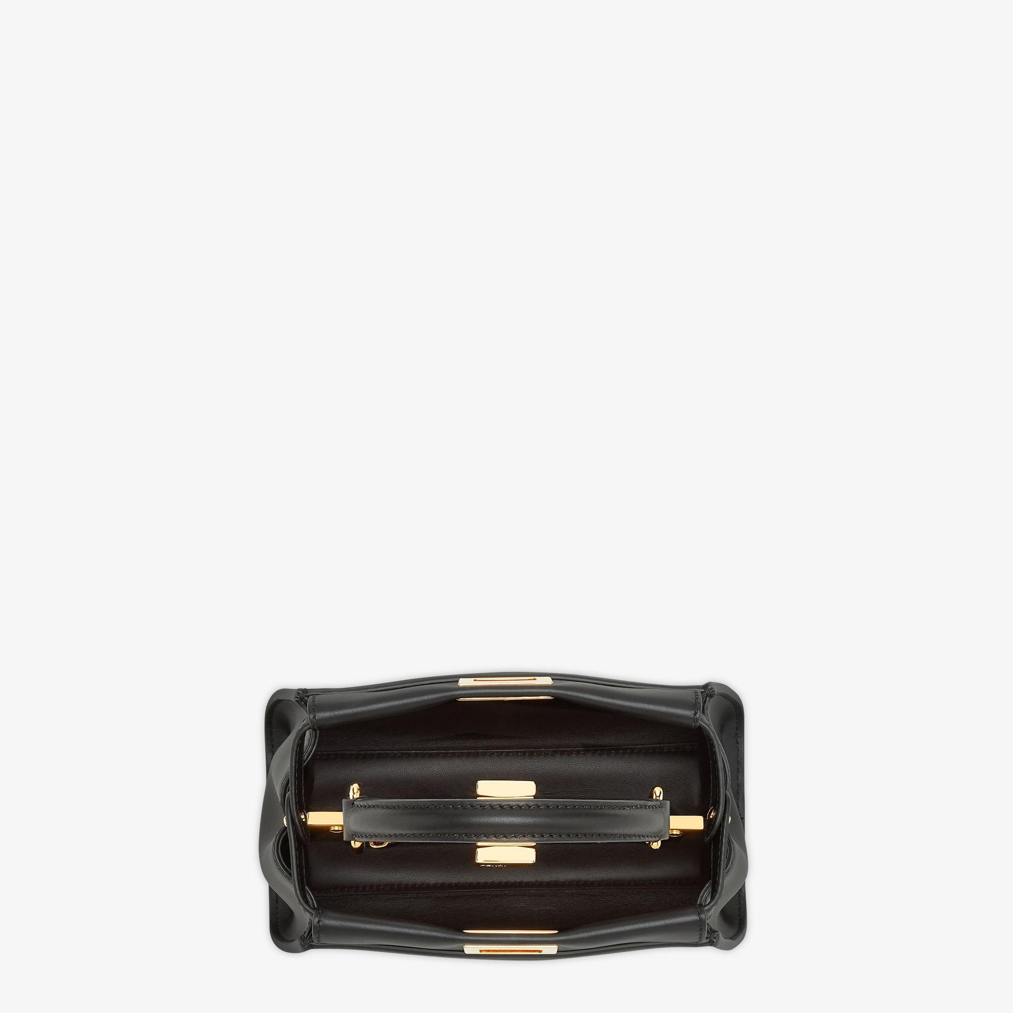 Peekaboo MiniLunar New Year black leather bag Product Image