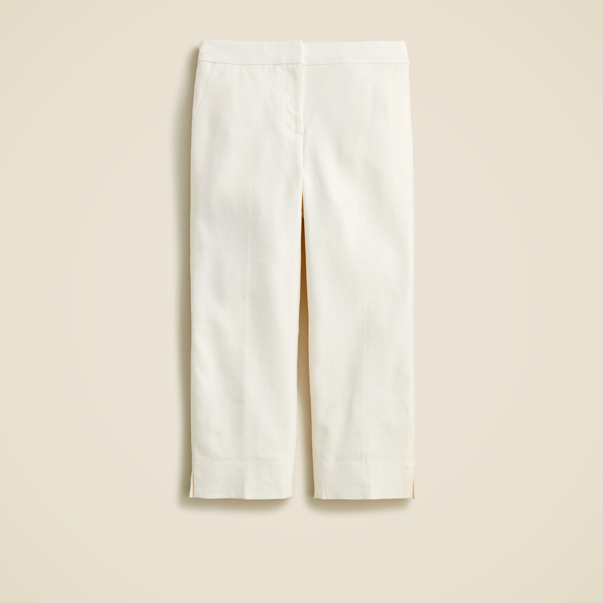 Kate capri pant in stretch linen blend Product Image