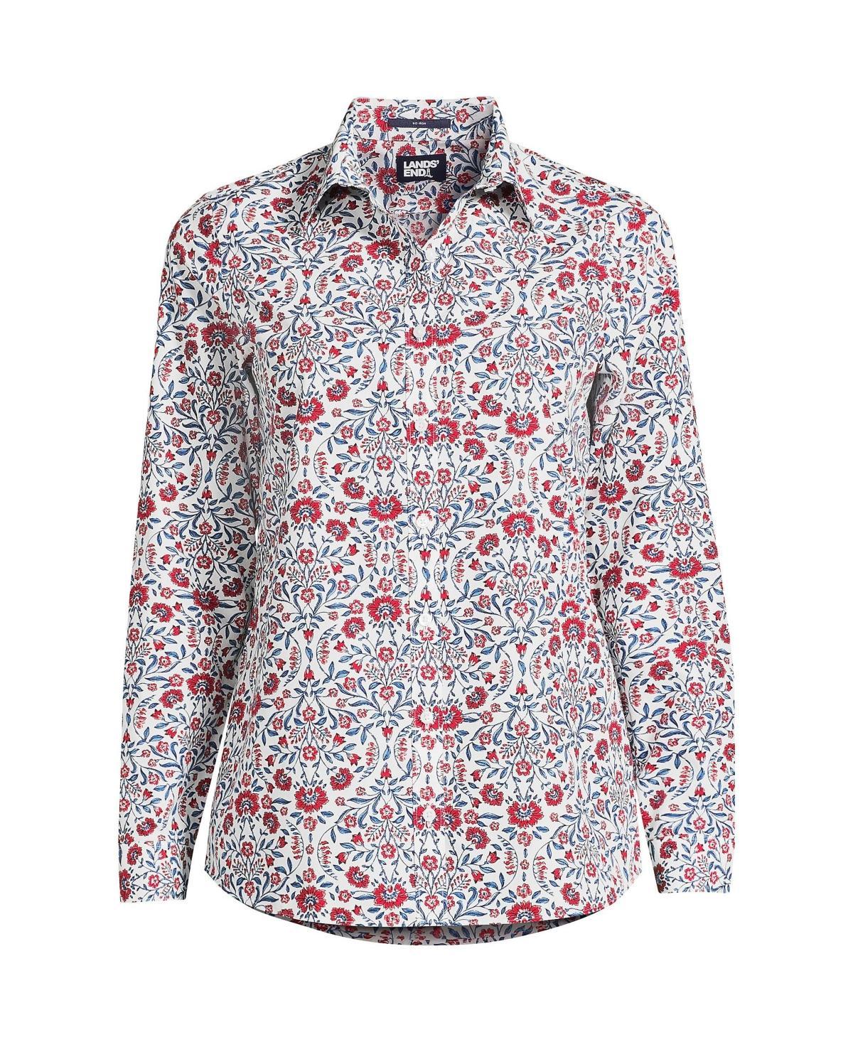 Womens Lands End No-Iron Supima Cotton Shirt Product Image