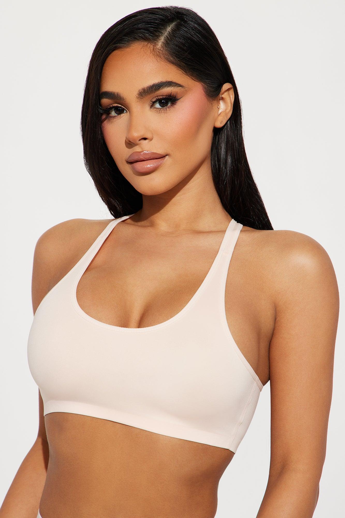 Weekend Vibe Seamless Bralette - Blush Product Image