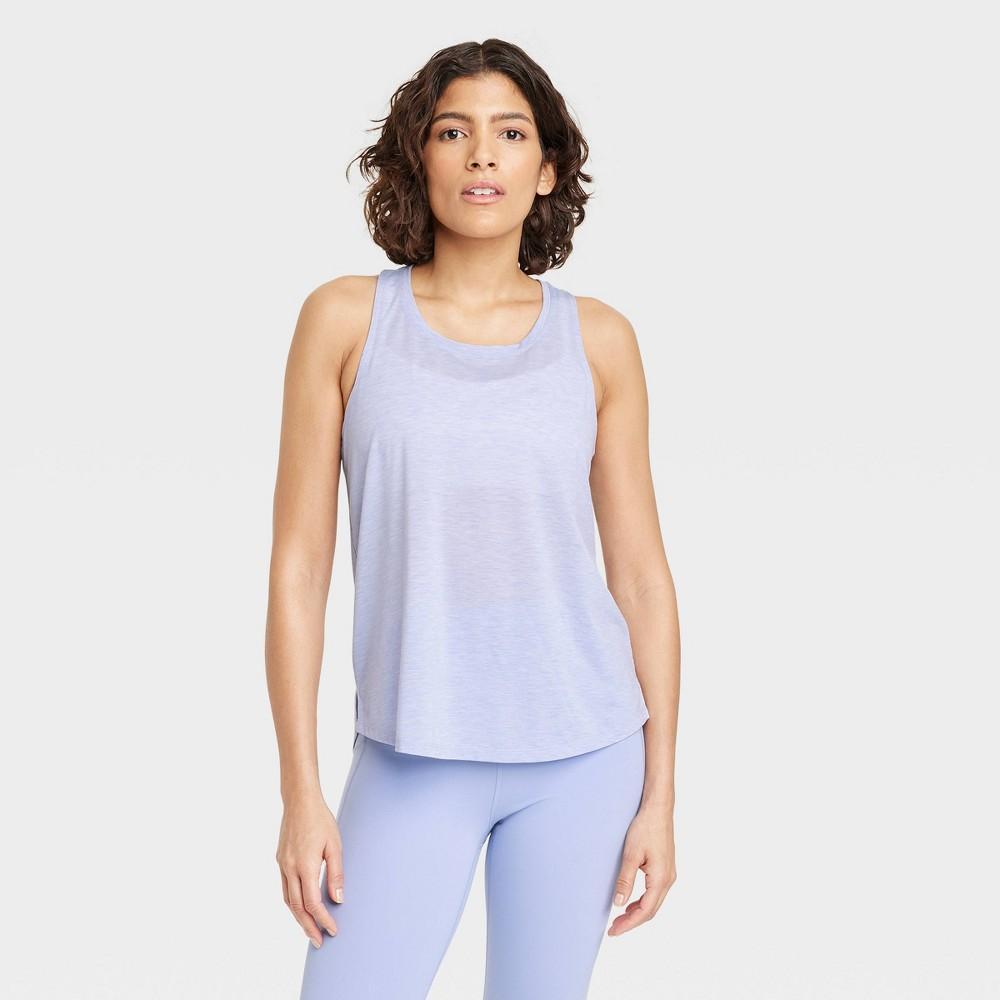 Womens Twist Back Legging Friendly Tank Top - All In Motion Lilac Purple Product Image