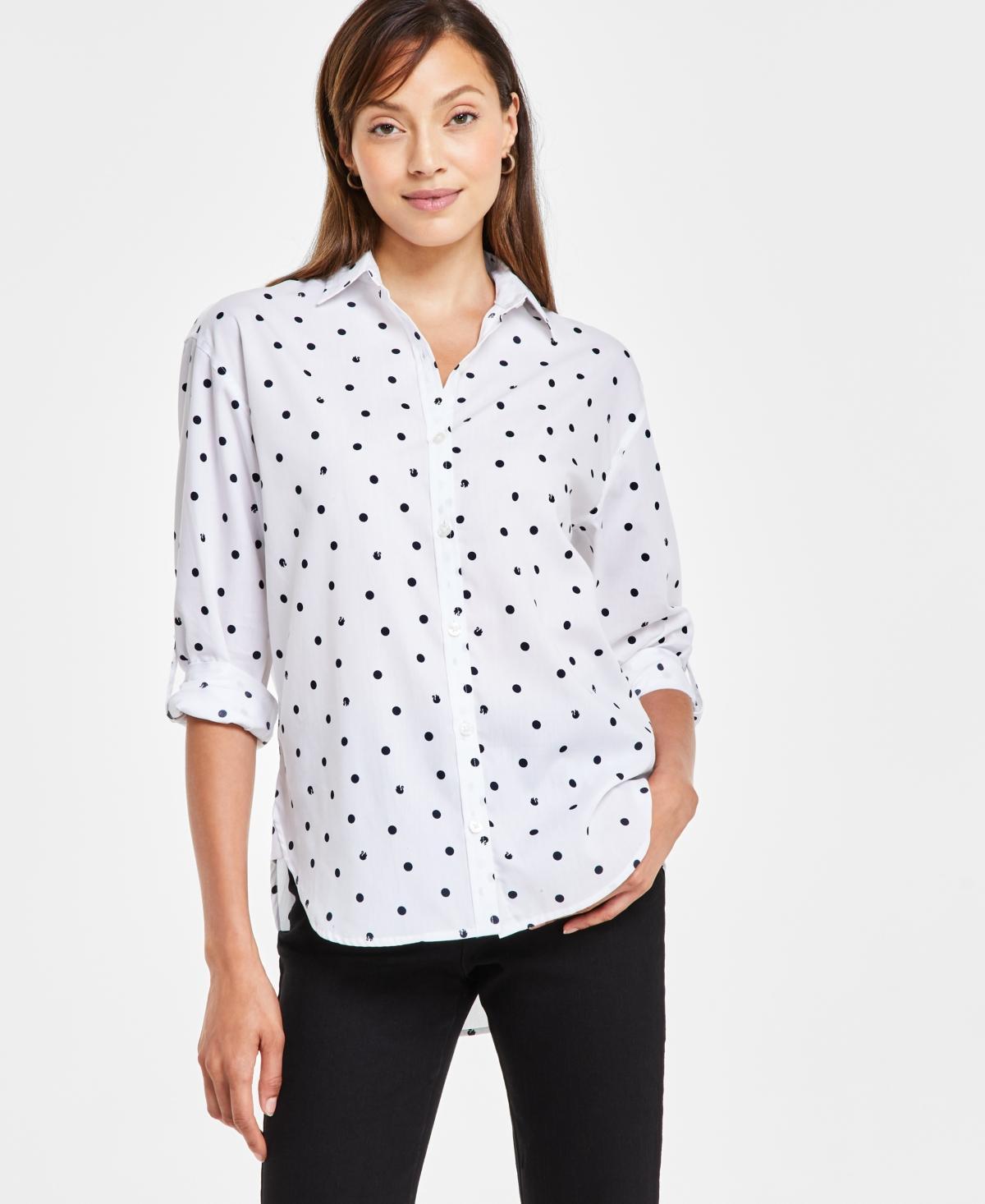 Womens Gloria Vanderbilt Amanda Button Down Shirt Product Image