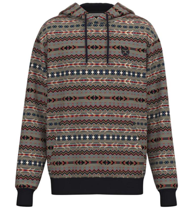 Hooey® Men's "Mesa" Multi Aztec /Navy Hoodie Product Image