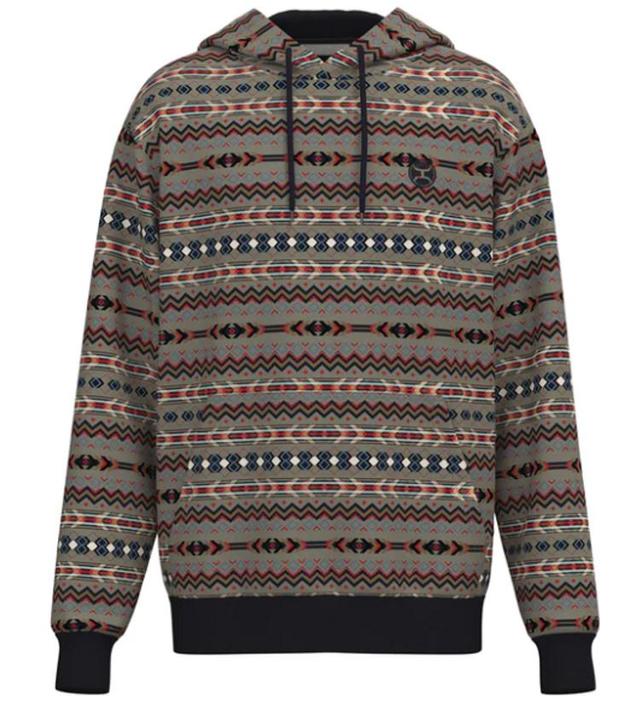 Hooey® Men's "Mesa" Multi Aztec /Navy Hoodie Product Image