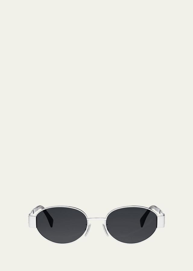 CELINE Triomphe 54mm Oval Sunglasses Product Image