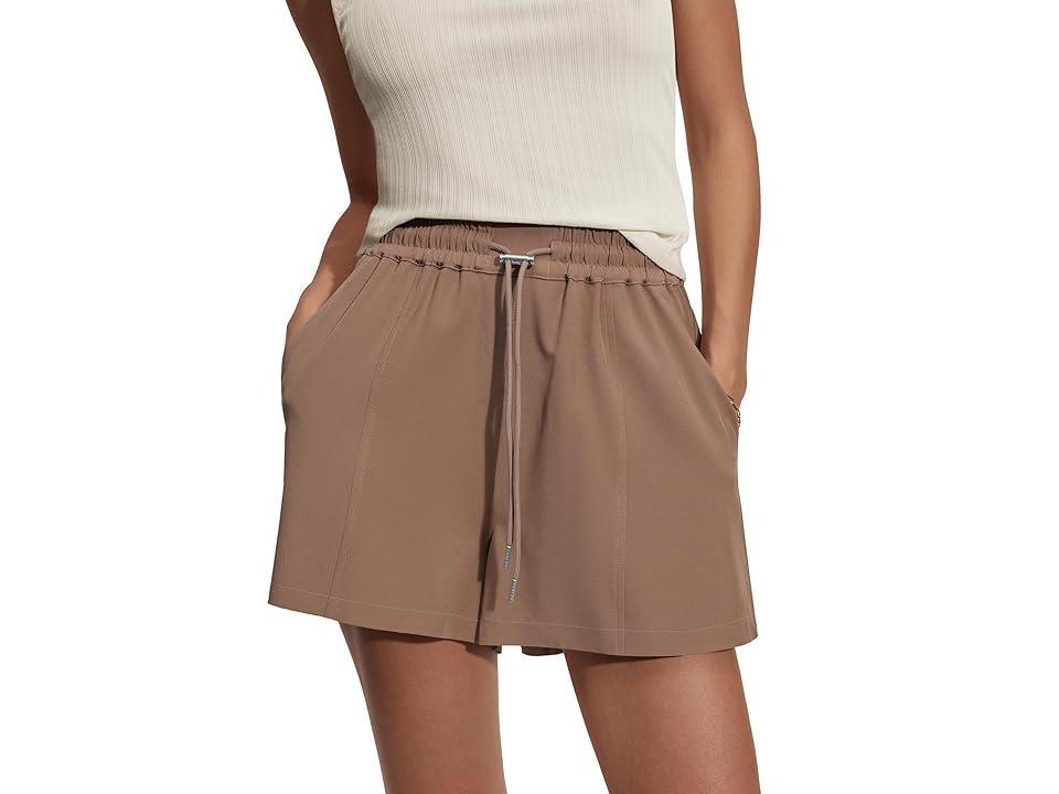 Varley Barket Woven Shorts Stone) Women's Shorts Product Image