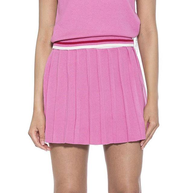 Womens ALEXIA ADMOR Serena Pleated Tennis Skirt, Womens Product Image