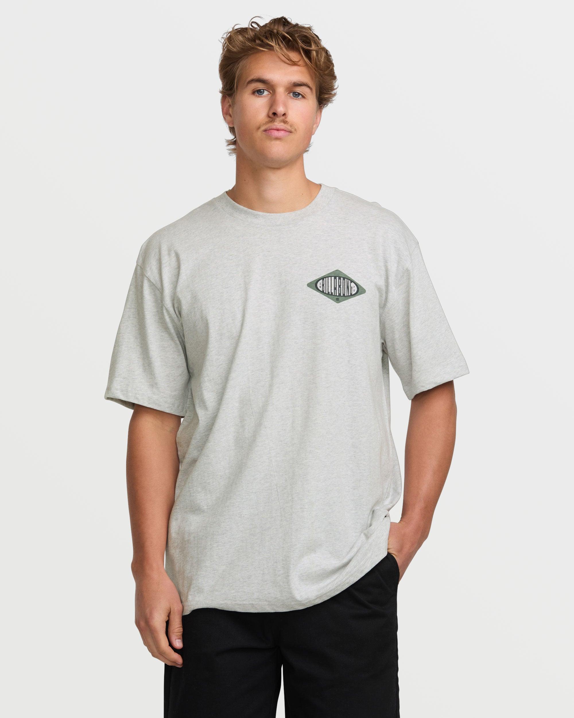 Walled Regular Short Sleeve Tee - Grey Heather Male Product Image