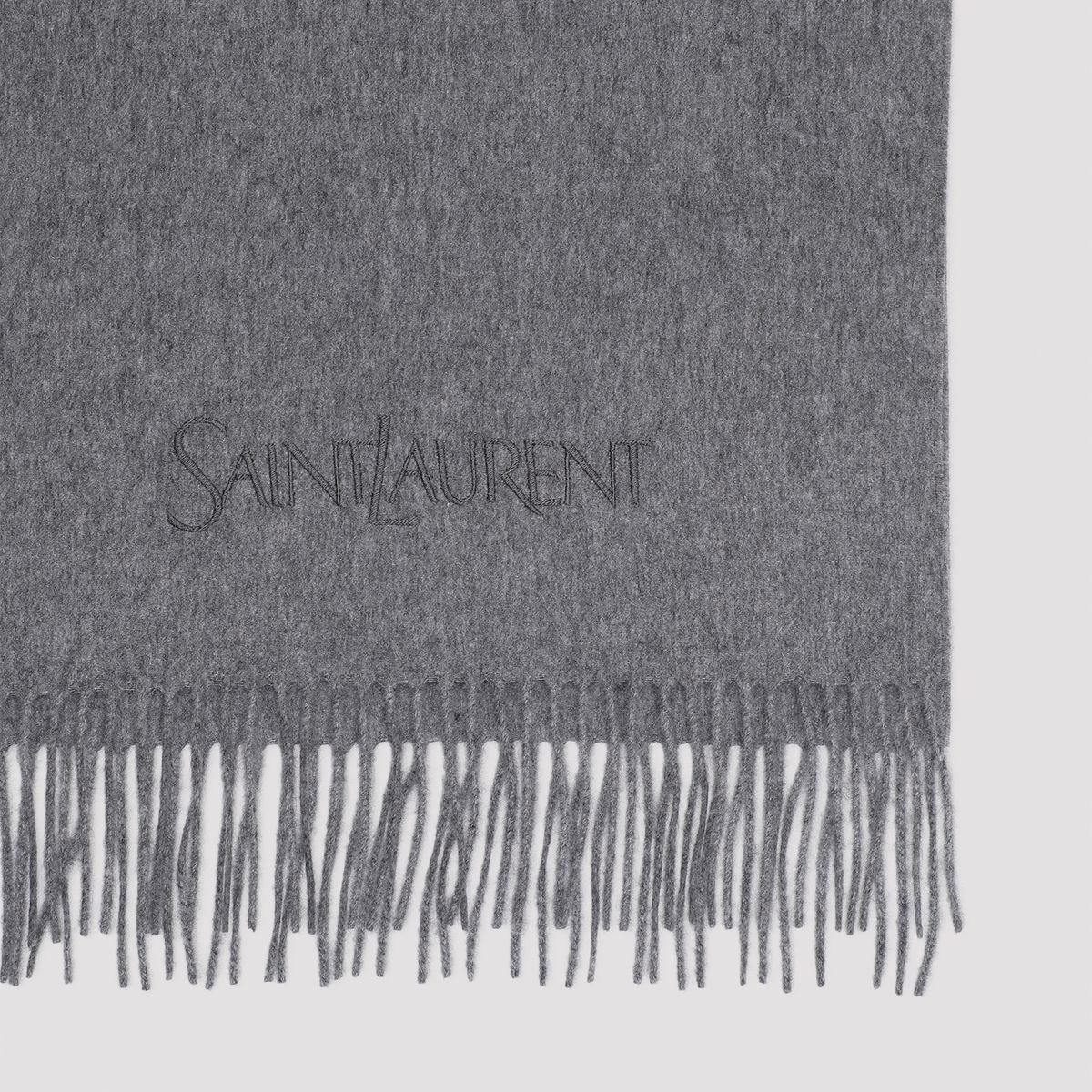 SAINT LAURENT Scarf In Grey product image