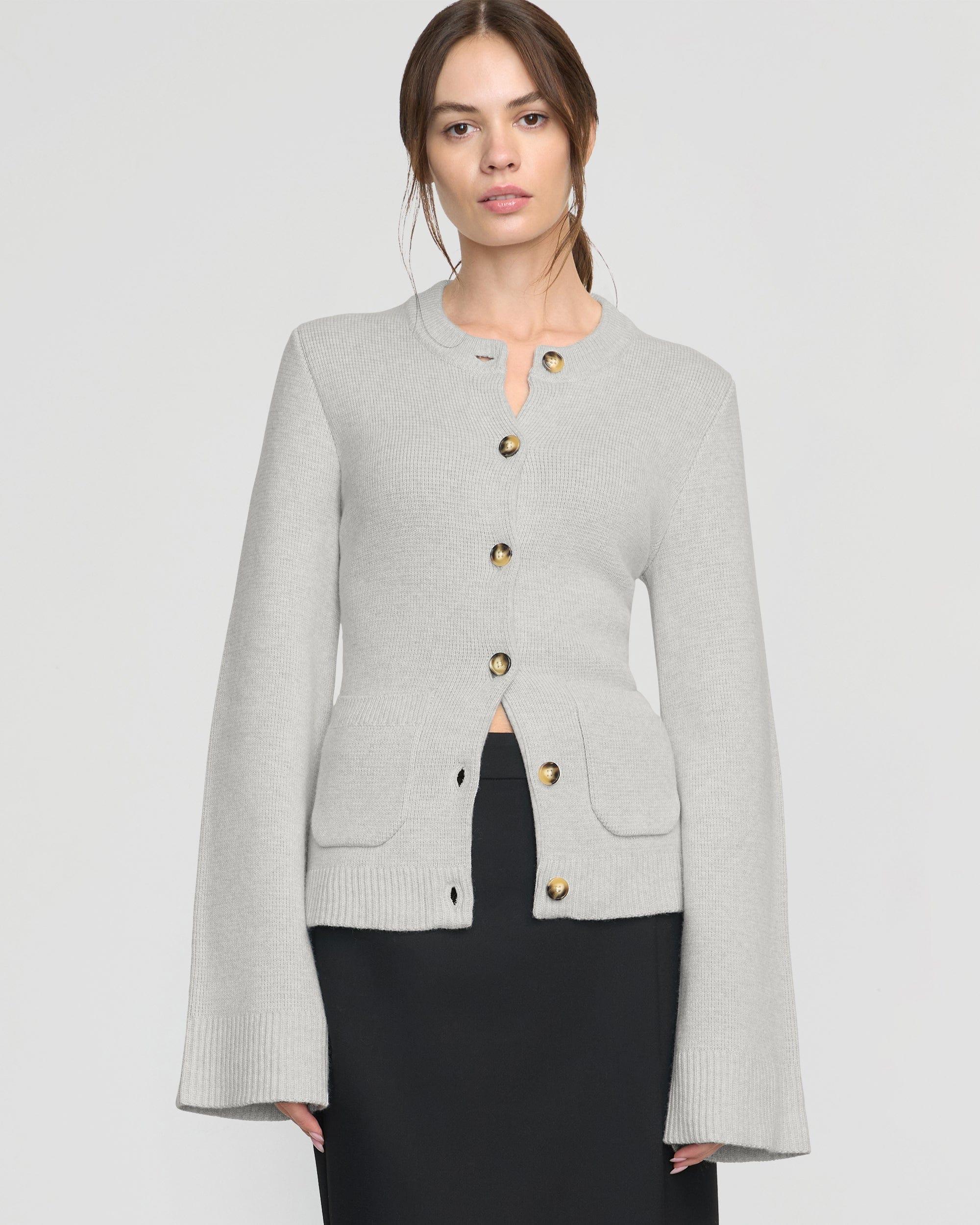 Eames Organic Cotton-Wool Button Cardigan Product Image