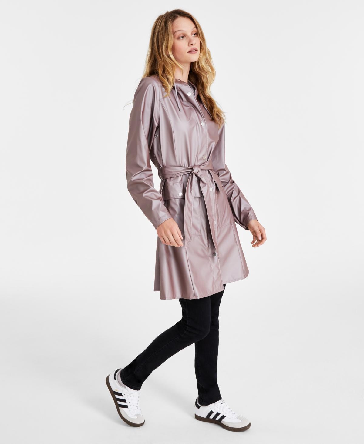 Womens Curve Hooded Rain Jacket Product Image