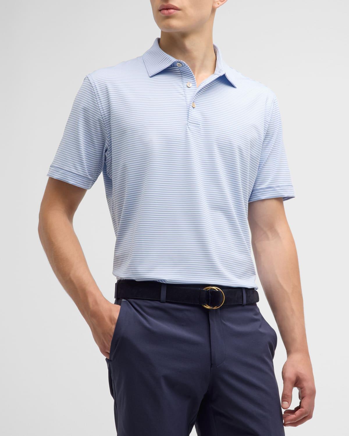 Peter Millar Hales Stripe Short Sleeve Performance Polo Product Image