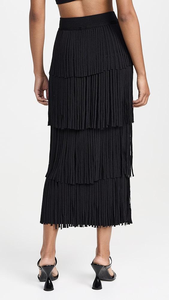 SIMONMILLER Za Za Knit Fringe Skirt | Shopbop Product Image