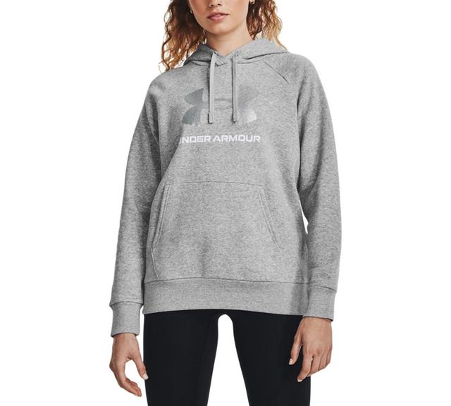 Women's UA Rival Fleece Glitter Big Logo Hoodie Product Image