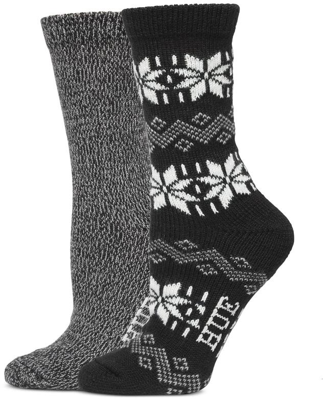 Hue Womens Nordic Snowflake Boot Socks, Pack of 2 Product Image