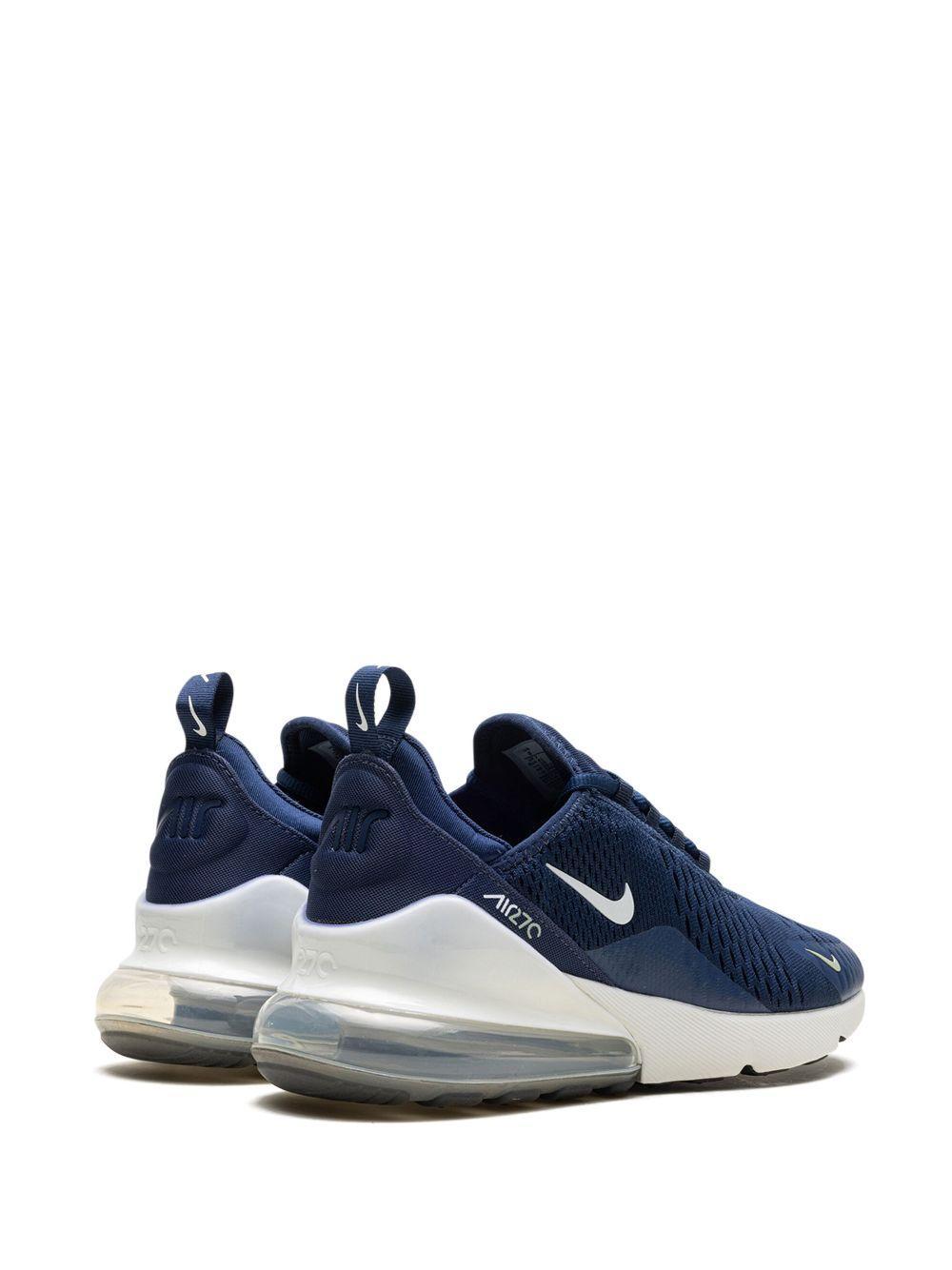 NIKE Air Max 270 "midnight Navy Black Jade Horizon White" Sneakers In Midnight Navy/black/jade Horizon/white Product Image