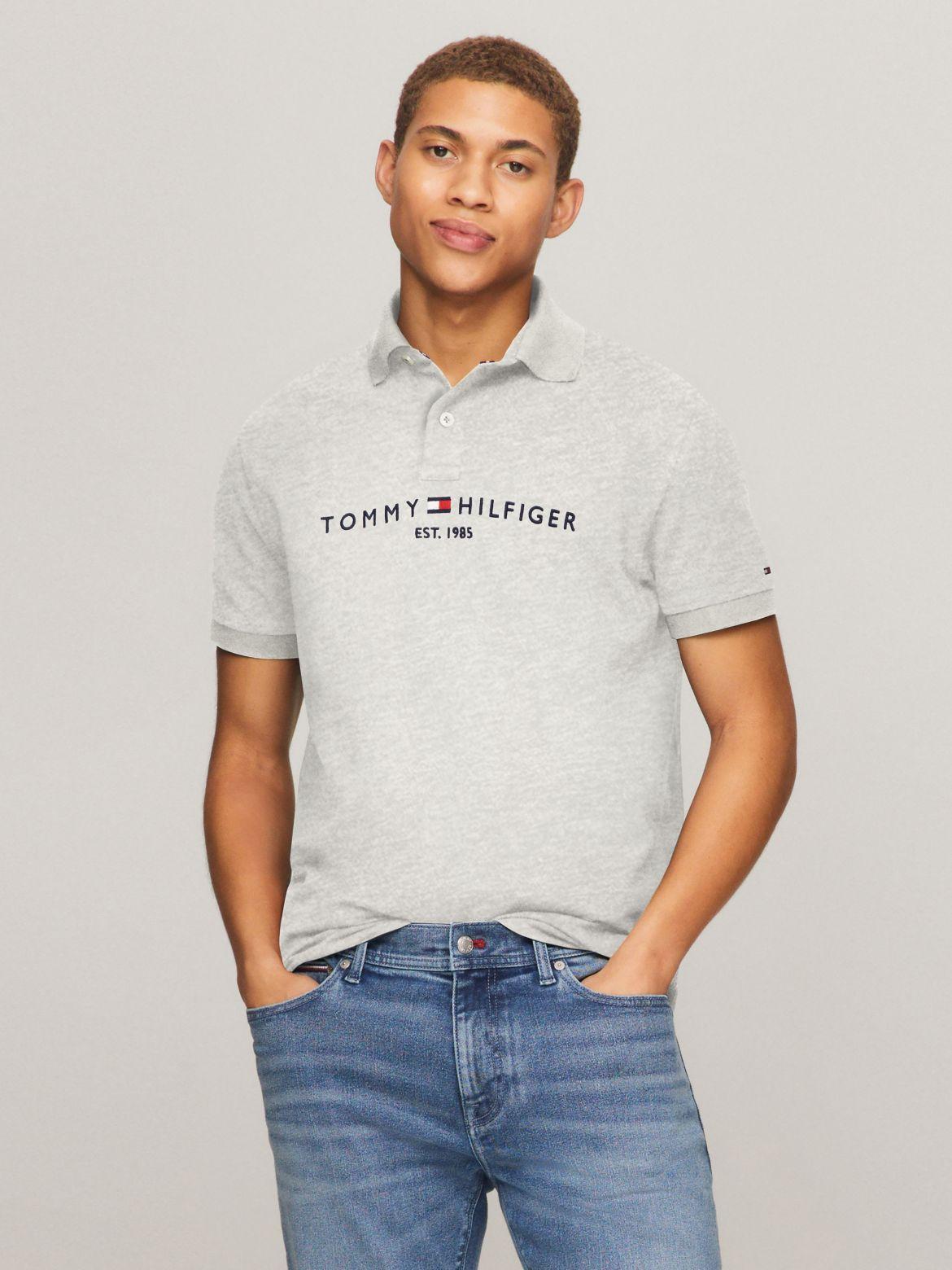 Tommy Hilfiger Men's Regular Fit Embroidered Tommy Logo Polo Product Image