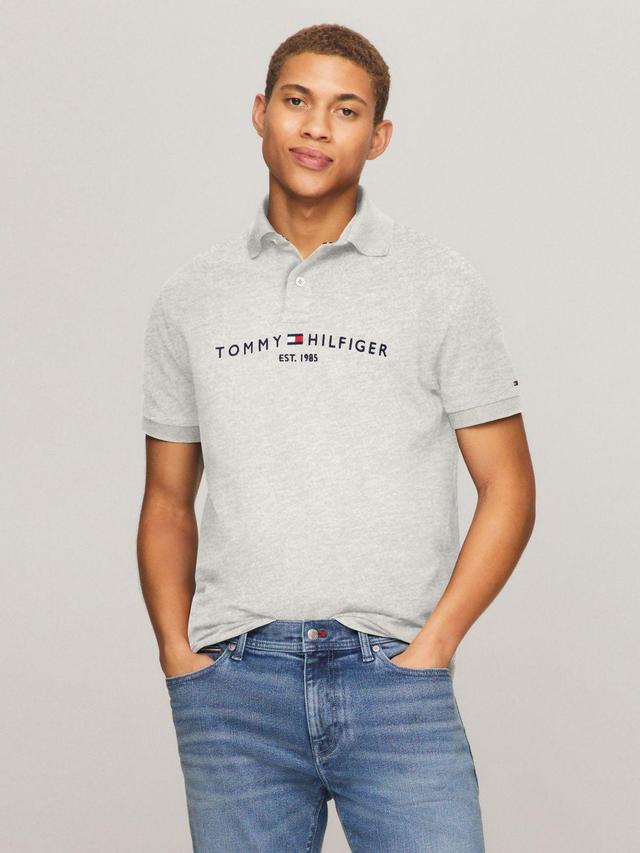 Tommy Hilfiger Men's Embroidered Tommy Graphic Regular Fit Polo Product Image