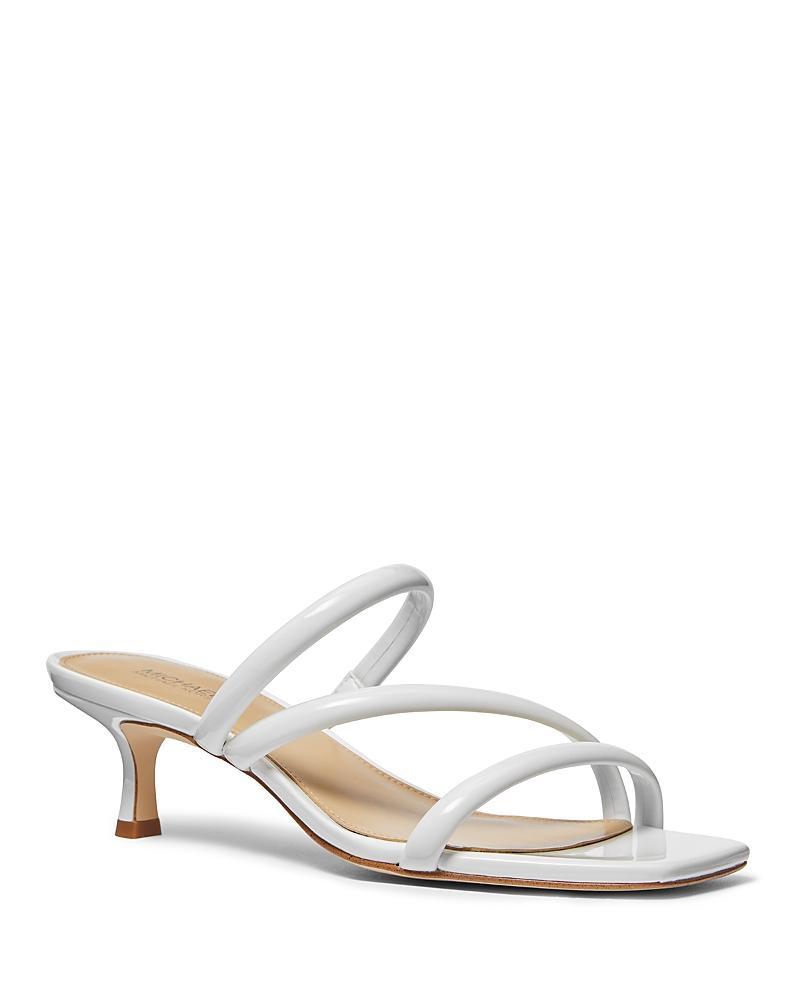 Michael Kors Womens Celia Square Toe Strappy Sandals Product Image