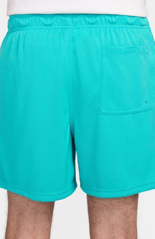 NIKE Club Woven Shorts In Turquoise-blue In Dusty Cactus/white Product Image