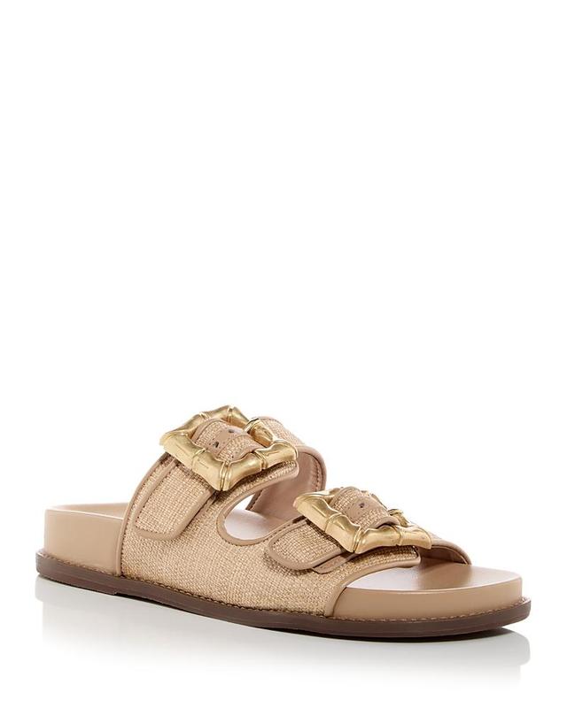 Schutz Womens Enola Natural Sporty Slide Sandals Product Image