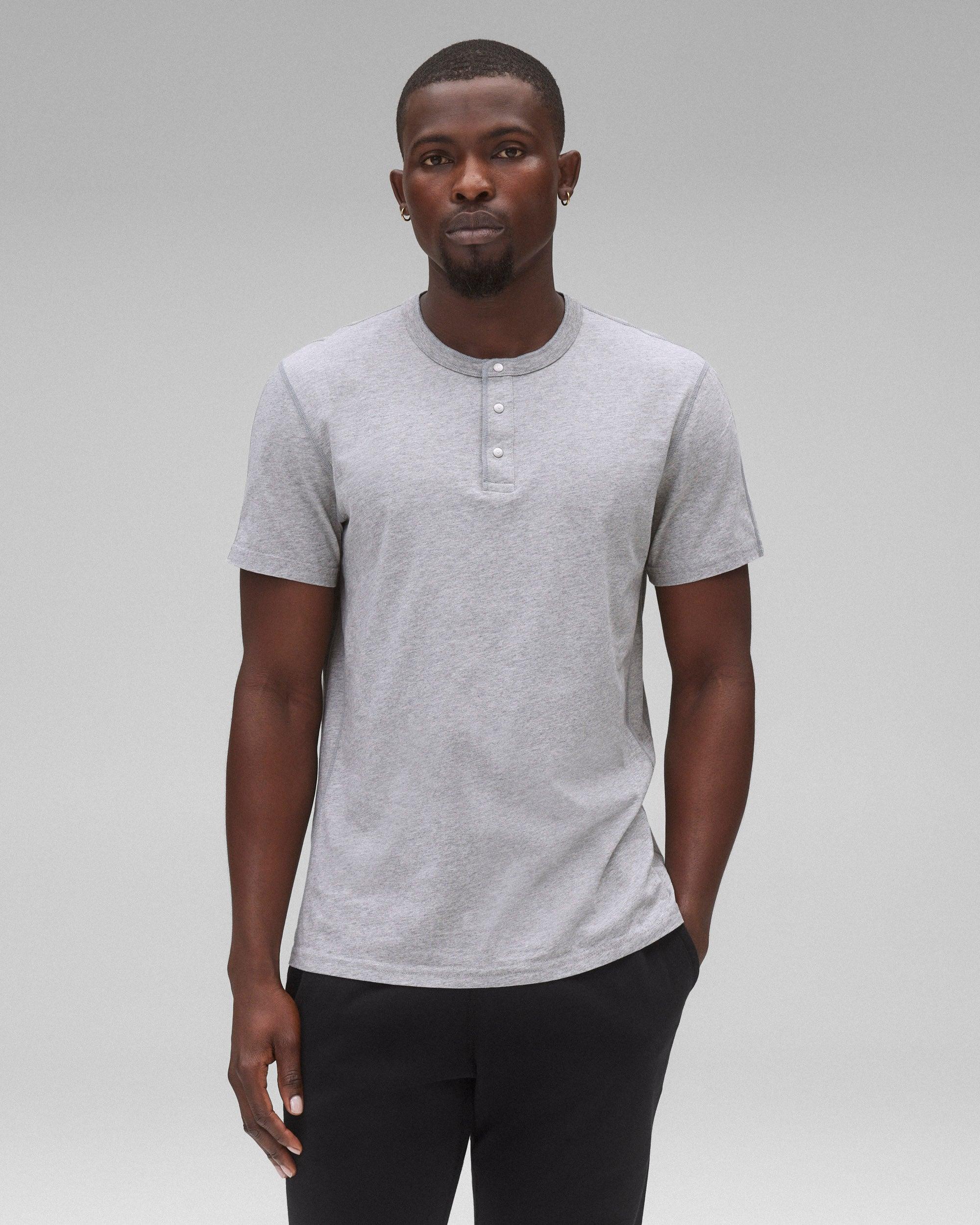 Lightweight Jersey Henley Male Product Image