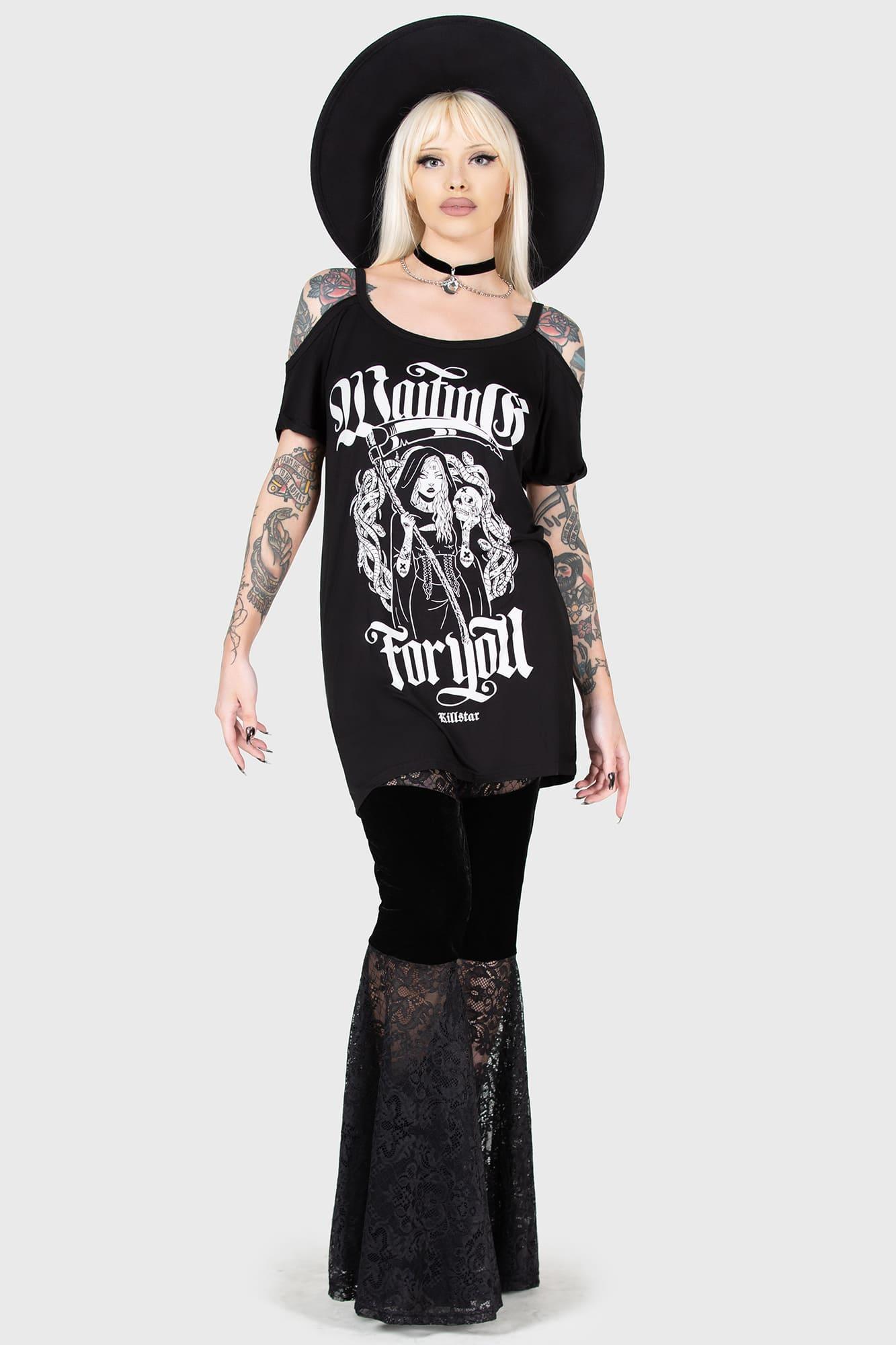 Muerte Waiting Distress Top Female product image