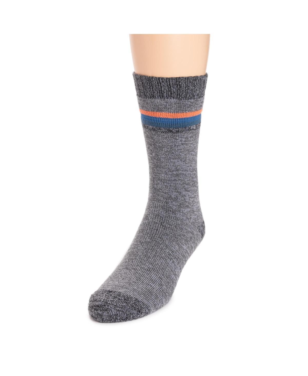 Muk Luks Mens Repreve Sock, Purple Mountain Product Image