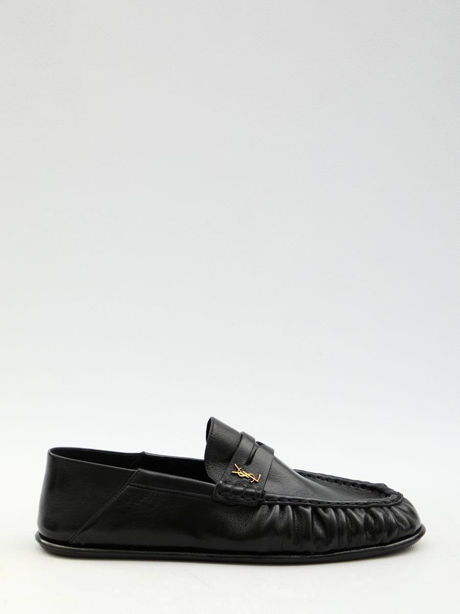 Le Loafer Penny Slippers In Black Product Image