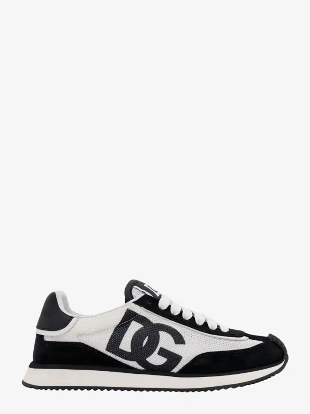 DOLCE & GABBANA Blackwhite Dg Cushion Sneakers product image