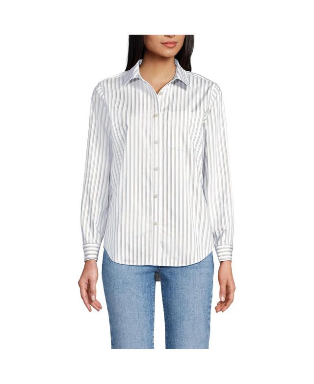 Womens Lands End Cooling Button-Front Shirt Product Image