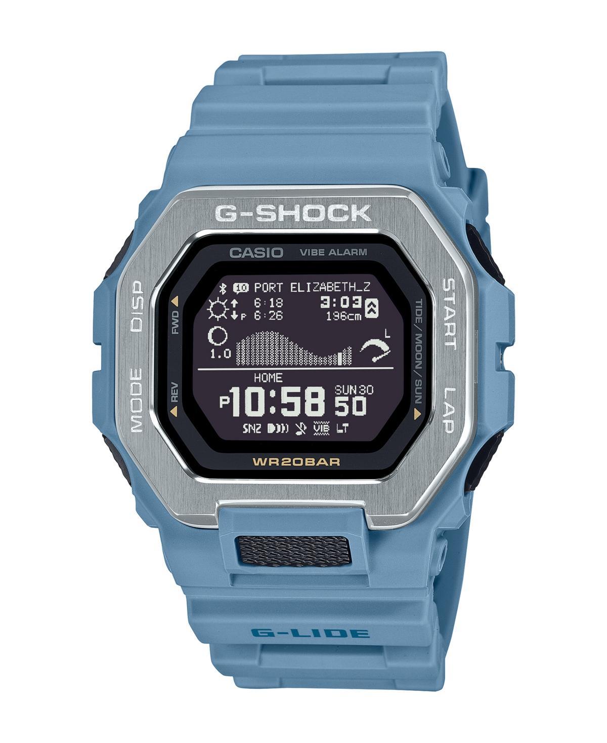 G-Shock Mens Tidegraph Digital Blue Resin Strap Watch Product Image